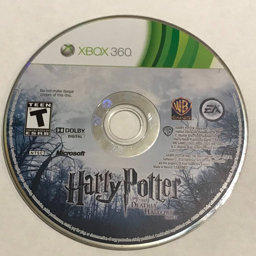 Harry Potter and the Deathly Hallows Part 1 (Microsoft Xbox 360, 2010) Tested
